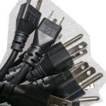 Yung Li I-sheng (Qty 10) AC Computer Power Cable 3-Pin/Prong 6 Ft NEMA 5-15P to IEC C13