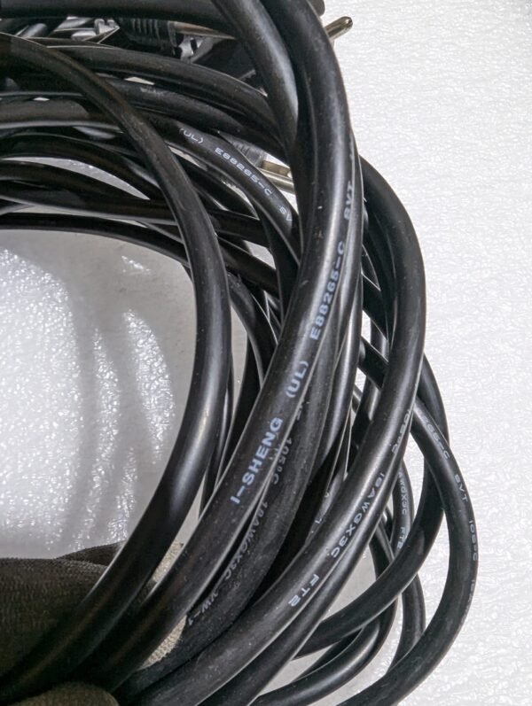 Yung Li I-sheng (Qty 10) AC Computer Power Cable 3-Pin/Prong 6 Ft NEMA 5-15P to IEC C13