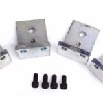 L-Bracket 3.5" x 2.5" x 2.5" - 3/8" Thickness Heavy-Duty (Lot of 4)