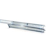 2U Static Rack Mount Shelf Rails 24" - 33" Adjustable Depth