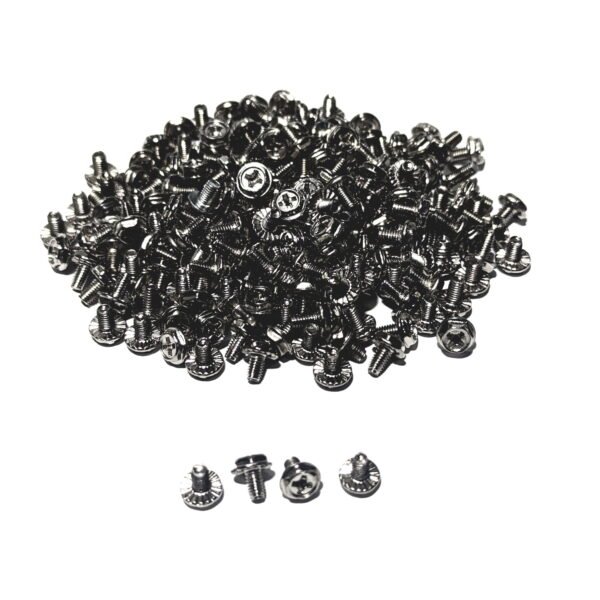 5-40 x 1/4" Machine Screws (QTY 200) Stainless Steel Phillips Hex Head Flange