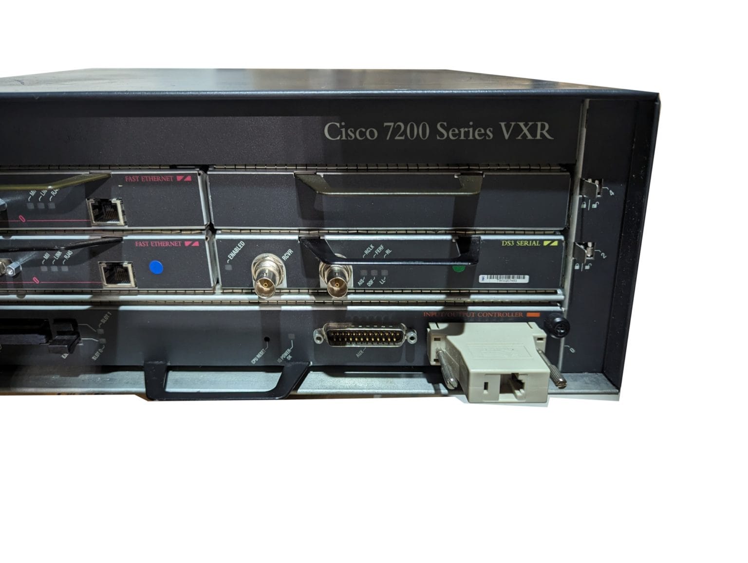 Ds3 Connection Into Router Cisco 7204VXR Router with NPE-300, 2x Fast Ethernet, DS3 Serial, Input ...