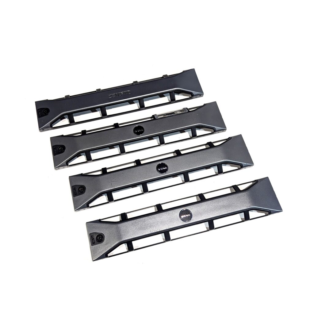 dell poweredge r520 r720 r720xd r730 r730xd r820 r830... Dell PowerEdge R520 R720 R820 Security Front Bezel Covers (QTY 4) w/ 3 ...