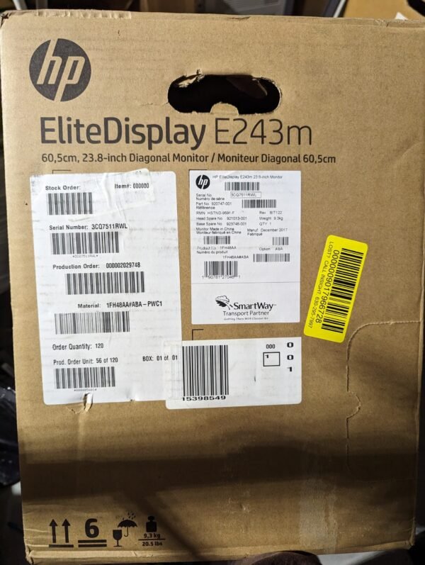 HP EliteDisplay E243m 23.8-inch Monitor with Built-In Webcam - Image 4