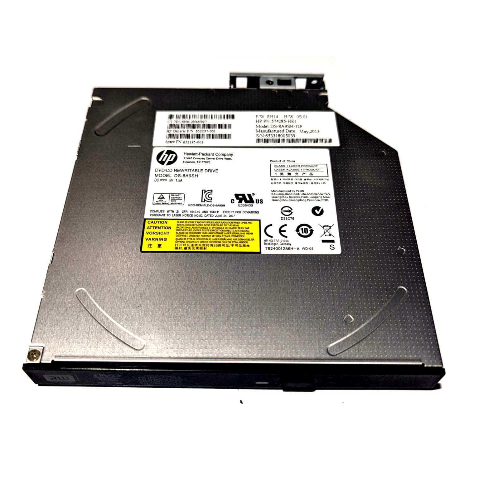 HP Proliant DL380 G8 Gen8 Optical Drive Cage Bay with HP DVD Drive ...