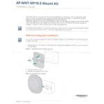 HPE R1C72A AP-MNT-MP10-E Wireless Access Point Mount Bracket 10-Pack