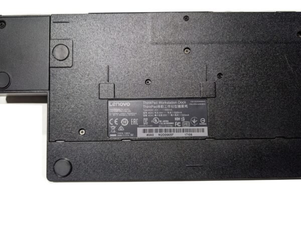 Lenovo ThinkPad Workstation Dock Type 40A5 SD20A06045 No Charger, No Keys - Image 3