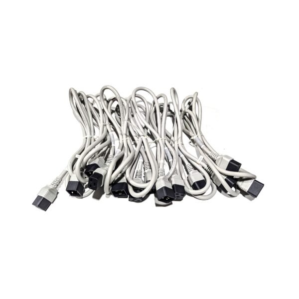 Longwell (QTY 7) 242867-005 AC PDU Server Power Extension Cables 6 Feet IEC C19 to C20