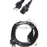 MSL-121 NEMA 5-15P to IEC320 C15 6Ft Power Cord (QTY 10) 14AWG NEW (2) Ended | MSL-121 NEMA 5-15P to IEC320 C15 6Ft Power Cord (QTY 10) 14AWG NEW