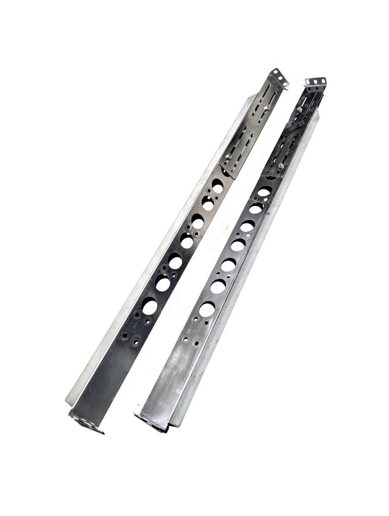 Rack Solutions 1U Universal Rack Rails 20in Depth 1UKIT-109 with ...