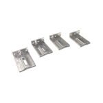 Supermicro 1U Rack Rail Brackets (Qty 4) Threaded Holes (1) Supermicro 1U Rack Rail Brackets (Qty 4) Threaded Holes