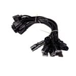 Well Shin (QTY 10) E115330 AC PDU Power Cable 1.5 Feet IEC C13 to C14 Extension (1) Well Shin (QTY 10) E115330 AC PDU Power Cable 1.5 Feet IEC C13 to C14 Extension