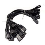 Well Shin (QTY 10) E115330 AC PDU Power Cable 1.5 Feet IEC C13 to C14 Extension (2) Well Shin (QTY 10) E115330 AC PDU Power Cable 1.5 Feet IEC C13 to C14 Extension