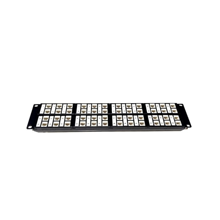 CommScope Systimax 48-Port 2U RJ-45 Cat6 Patch Panel M2000-48 UNJ600 ...