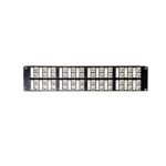 CommScope Systimax 48-Port 2U Cat6 Patch Panel M2000-48 UNJ600 (RJ-45 attached)