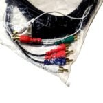 Polycom HDX Main Monitor Cable – DVI/Dual RCA to RCA Component 2457-24772-001 (New)