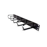 1U Cable Manager Metal Horizontal 5-Ring (Lot of 6)