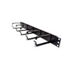 1U Cable Manager Metal Horizontal 5-Ring (Lot of 6) (2) 1U Cable Manager Metal Horizontal 5-Ring (Lot of 6)