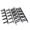 1U Cable Manager Metal Horizontal 5-Ring (Lot of 6) (3) 1U Cable Manager Metal Horizontal 5-Ring (Lot of 6)