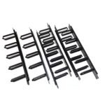 1U Cable Manager Metal Horizontal 5-Ring (Lot of 6) (3) 1U Cable Manager Metal Horizontal 5-Ring (Lot of 6)