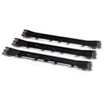 Dell PowerEdge R320 R420 Security Front Cover Bezel 1U Faceplate 28CWJ (Qty 3) w/ Keys