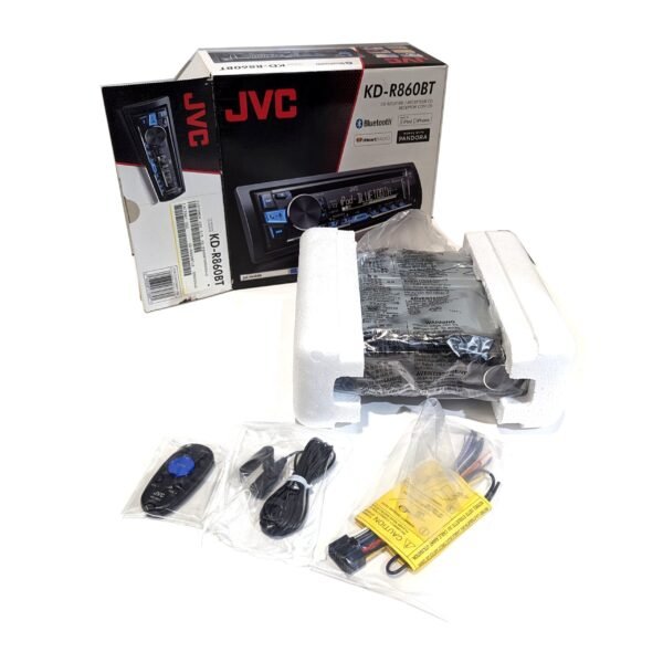 JVC KD-R860BT Single Din CD Receiver Bluetooth Remote NOB