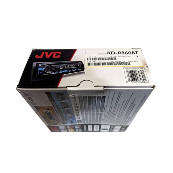 JVC KD-R860BT Single Din CD Receiver Bluetooth Remote NOB - Image 2