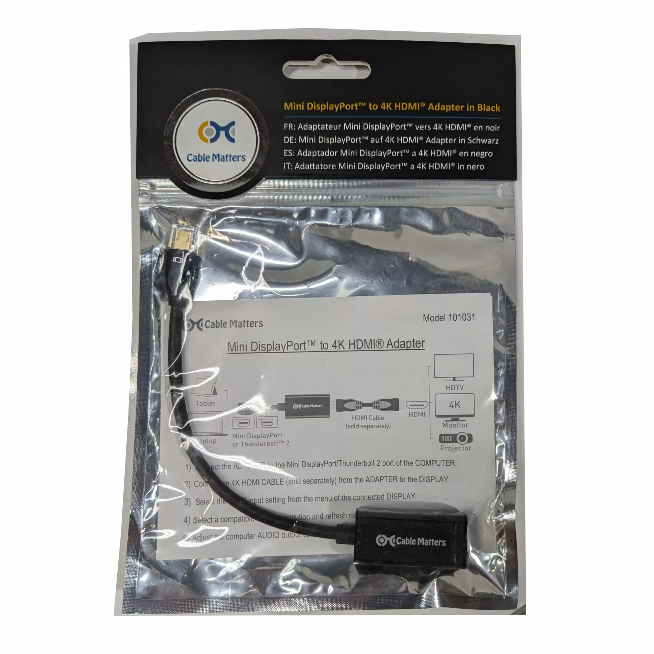 Cable Matters Thunderbolt To Displayport Adapter Usbc To Hdmi Usb