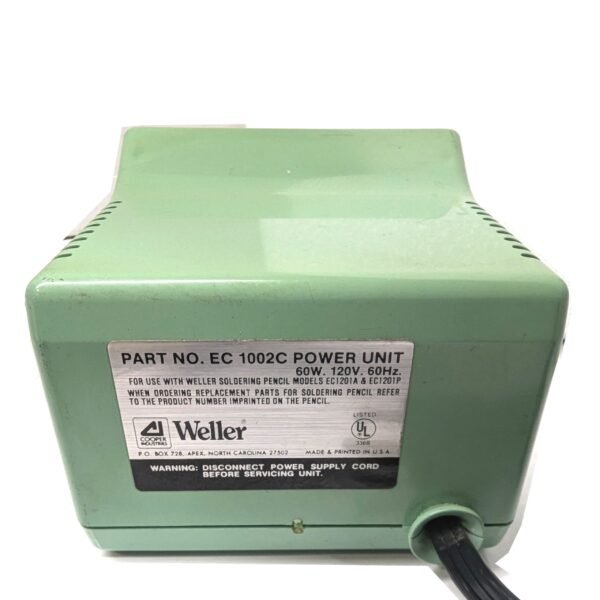 Weller EC1002C Soldering Station Power Unit (No Pencil) - Image 2