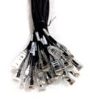 Mirapath Cat5e 5Ft Patch Cord Ethernet Network Cables (Quantity 20) Snagless Connector Black