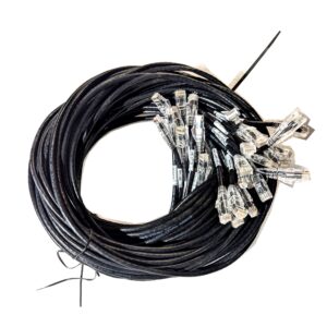 Mirapath Cat5e 7Ft Patch Cord Ethernet Network Cables (Quantity 20) Snagless Connector Black (1) Mirapath Cat5e 7Ft Patch Cord Ethernet Network Cables (Quantity 20) Snagless Connector Black