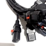 SSEMCO 3 Ft (Quantity 12) IEC320-C13 to C14 Locking AC Power Cords 10A 250V Black