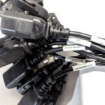 SSEMCO 3 Ft (Quantity 12) IEC320-C13 to C14 Locking AC Power Cords 10A 250V Black