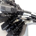 SSEMCO 3 Ft (Quantity 12) IEC320-C13 to C14 Locking AC Power Cords 10A 250V Black