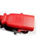 SSEMCO 3 Ft (Quantity 5) IEC320-C14 to C15 AC Power Cords 15A 250V Red E340286 (2) SSEMCO 3 Ft (Quantity 5) IEC320-C14 to C15 AC Power Cords 15A 250V Red E340286