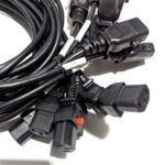 SSEMCO 6 Ft (Quantity 6) IEC320-C13 to C14 Locking AC Power Cords 10A 250V Black P614630-M940600 (2) SSEMCO 6 Ft (Quantity 6) IEC320-C13 to C14 Locking AC Power Cords 10A 250V Black P614630-M940600