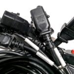 SSEMCO 6 Ft (Quantity 6) IEC320-C13 to C14 Locking AC Power Cords 10A 250V Black P614630-M940600