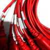 SSEMCO 6 Ft (Quantity 7) IEC320-C13 to C14 Locking AC Power Cords 10A 250V Red 68-S1338 (2) SSEMCO 6 Ft (Quantity 7) IEC320-C13 to C14 Locking AC Power Cords 10A 250V Red 68-S1338