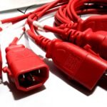 SSEMCO 6 Ft (Quantity 7) IEC320-C13 to C14 Locking AC Power Cords 10A 250V Red 68-S1338 (3) SSEMCO 6 Ft (Quantity 7) IEC320-C13 to C14 Locking AC Power Cords 10A 250V Red 68-S1338