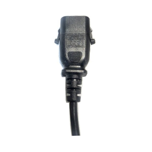 SSEMCO 3 Ft (Quantity 12) IEC320-C13 to C14 Locking AC Power Cords 10A 250V Black