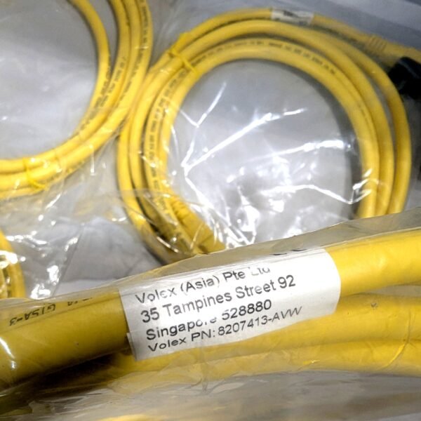 Volex AC Power Cables (Qty 4) IEC C13 to C14 6 Feet 14AWG Yellow 8207413-AVW - Image 2