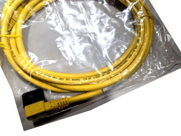 Volex AC Power Cables (Qty 4) IEC C13 to C14 6 Feet 14AWG Yellow 8207413-AVW - Image 4