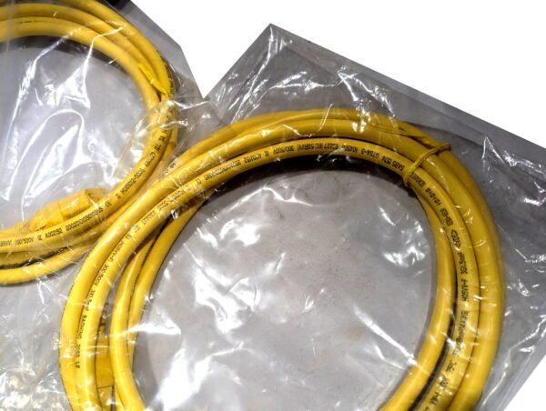 Volex AC Power Cables (Qty 4) IEC C13 to C14 6 Feet 14AWG Yellow 8207413-AVW (4) Volex AC Power Cables (Qty 4) IEC C13 to C14 6 Feet 14AWG Yellow 8207413-AVW