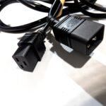 Volex AC Power Cables (Qty 4) IEC C19 to C20 8 Feet Black 16A 250V N14586