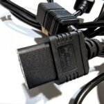 Volex AC Power Cables (Qty 4) IEC C19 to C20 8 Feet Black 16A 250V N14586