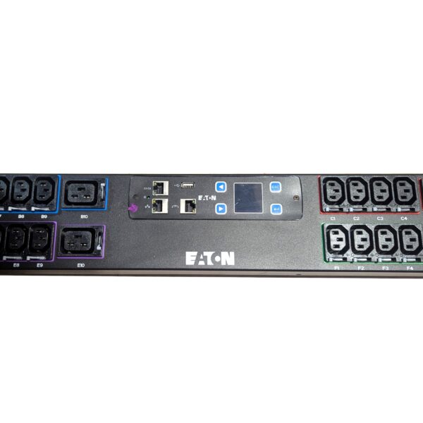 Eaton ePDU G3 Metered Input PDU EMI338-06 240V 48A 3-PH 3W+PE 17.3kW 60-Outlets (3) Eaton ePDU G3 Metered Input PDU EMI338-06 240V 48A 3-PH 3W+PE 17.3kW 60-Out | B