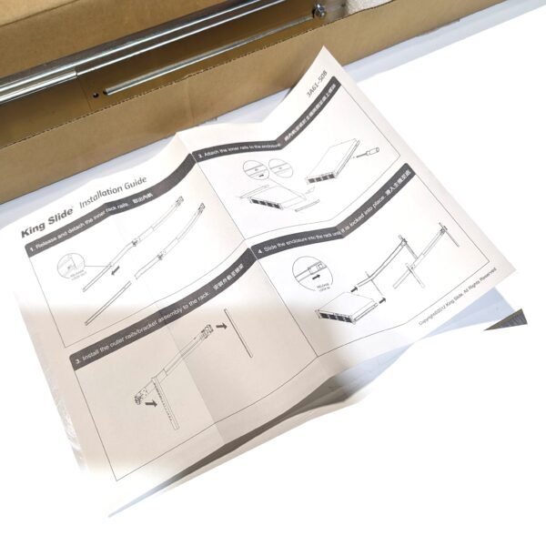 QNAP RAIL-B01 Rail Kit for 2U Rackmount Models TS-869U-RP / TS1269U-RP - Image 3