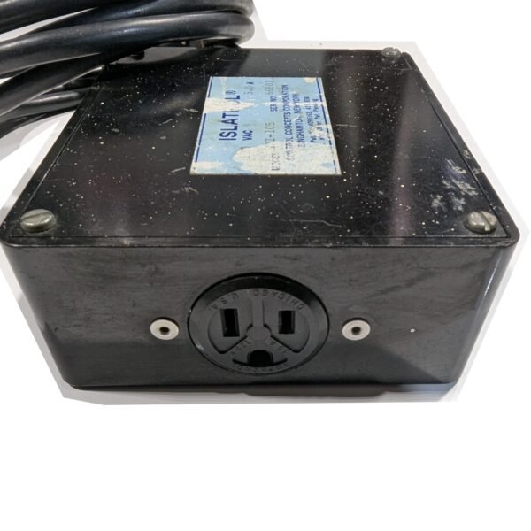 Control Concepts ISLATROL XXI-105 120VAC 5A Power Filter NEMA 5-15P to 5-15R