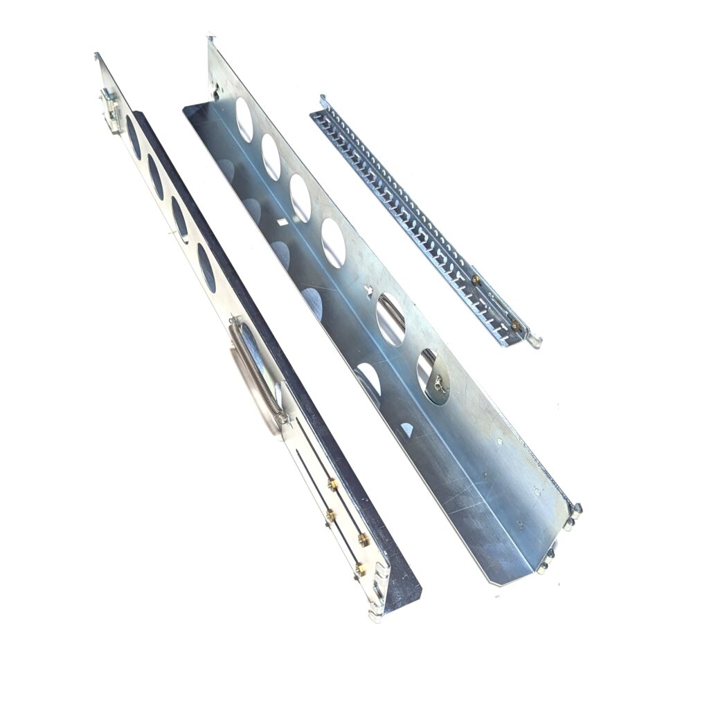 Locking Tool Less Rack Rails Rack Solutions 2UKIT-109-QR 2U Tool-less Universal Rail 28in Depth with ...