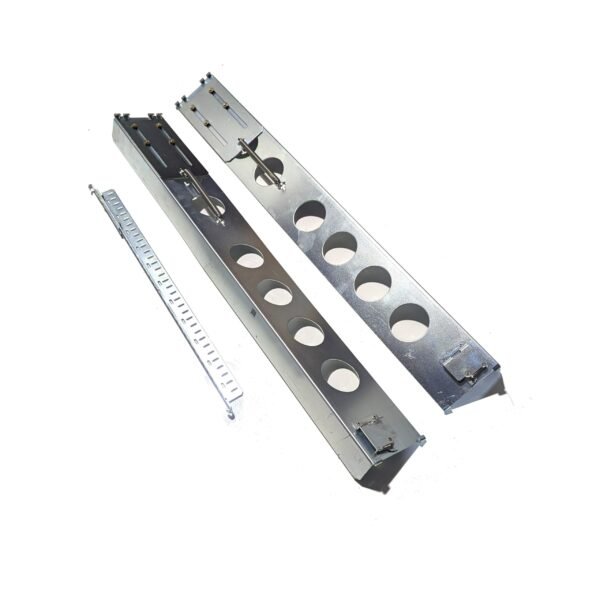 Rack Solutions 2UKIT-109-QR  2U Tool-less Universal Rail 28in Depth with Tool-less Wirebar
